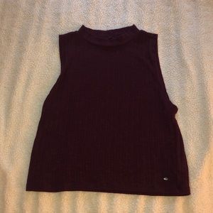 Sleeveless sweater shirt